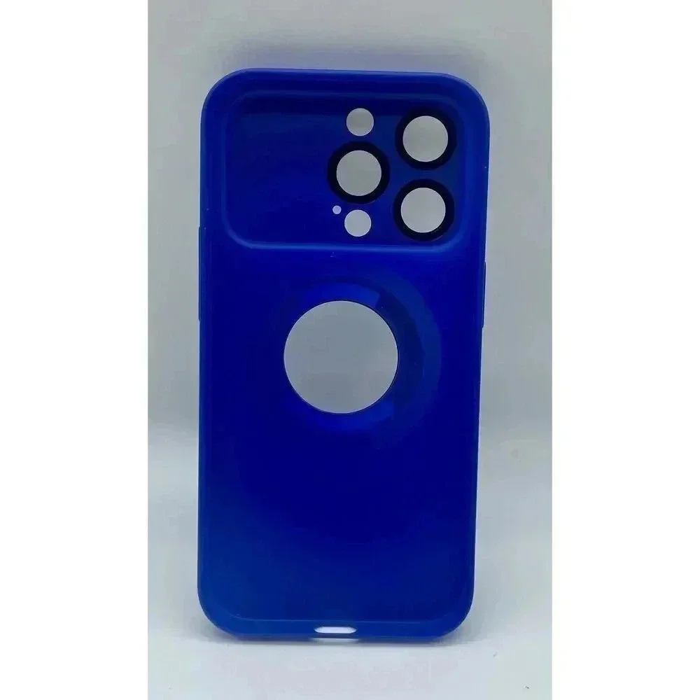 iPhone 14 Pro 6.1” Protective‎ Case Logo View Window Glass Lens Camera Protector